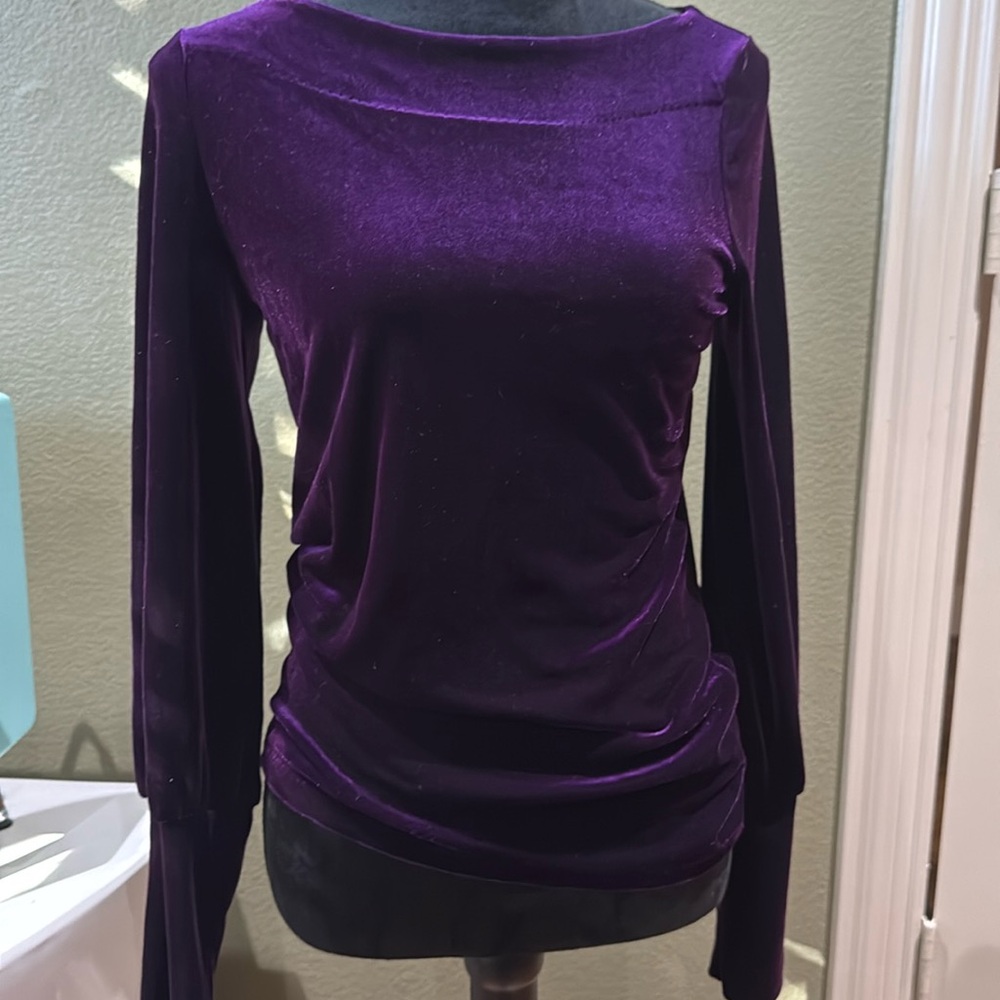 Ralph Lauren Deep Purple velveteen